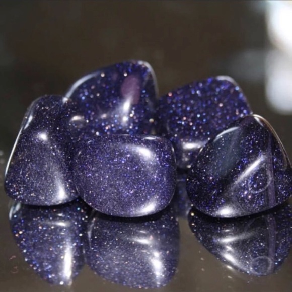 Blue Goldstone Spiritual Healing Bracelet - NEW - Picture 3 of 8